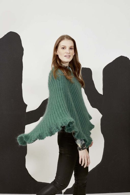 Strickset Cape Aus Mohair Luxe Von Lang Yarns