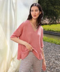 Strickset Kurzarmpullover aus Crealino von Lang Yarns