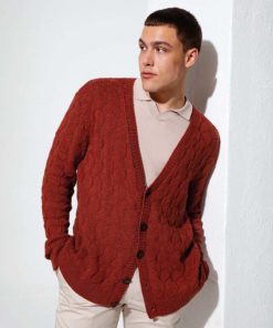 Strickset Herrenjacke aus Norma von Lang Yarns