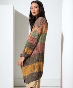 Strickset Lange Jacke aus Lino von Lang Yarns