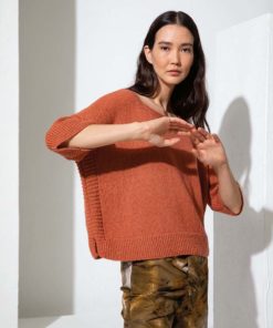 Strickset Kurzarmpullover aus Regina von Lang Yarns