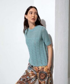 Strickset Kurzarmpullover aus Regina von Lang Yarns