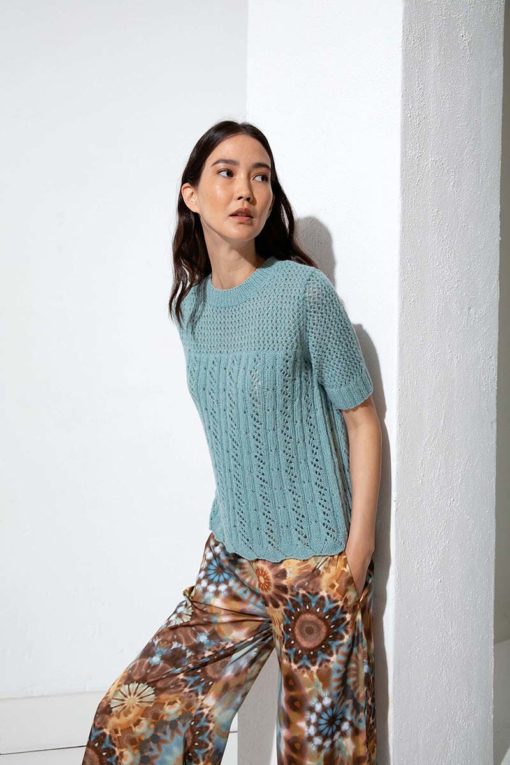 Strickset Kurzarmpullover Aus Regina Von Lang Yarns