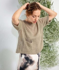 Strickset Kurzarmpullover aus Crealino von Lang Yarns