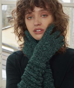 Strickset Lange Fingerhandschuhe Aus Merino 400 Lace Und Lamé Von Lang Yarns 4 274 005 001 D1