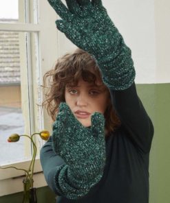 Strickset Lange Fingerhandschuhe Aus Merino 400 Lace Und Lamé Von Lang Yarns 5 274 005 001 D2