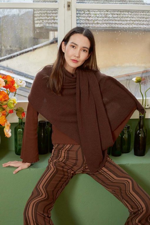 Strickset Stola Aus Cashmere Premium Von Lang Yarns