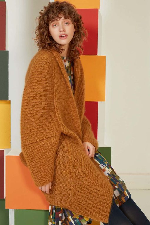 Strickset Mantel Aus Mohair Luxe Von Lang Yarns