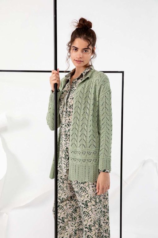 Strickset Jacke Aus Baby Cotton Von Lang Yarns