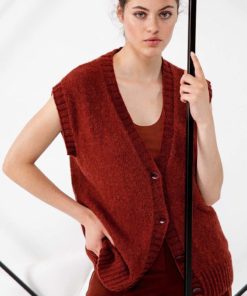 Strickset Weste aus Regina von Lang Yarns