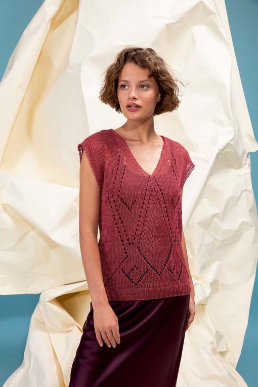 Strickset Pullunder Aus Crealino Von Lang Yarns
