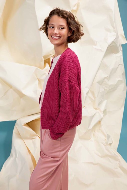 Strickset Jacke Aus Amira Light Von Lang Yarns