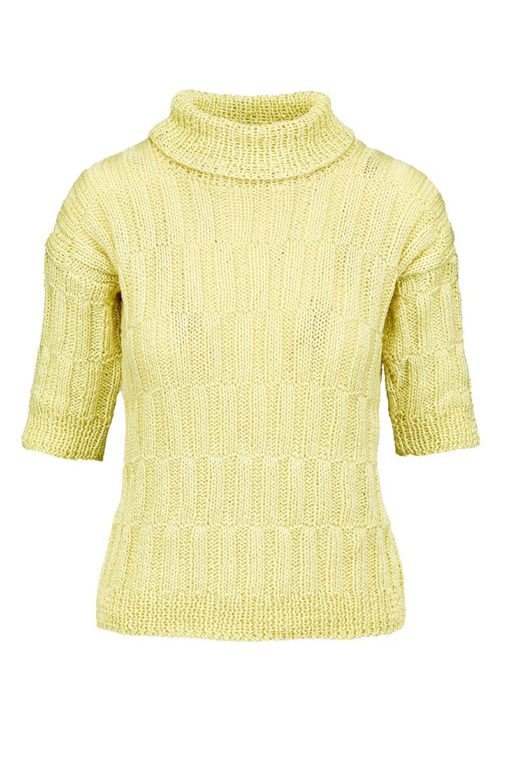 Strickset Short-Sleeved Sweater Aus Sunshine Von Lang Yarns