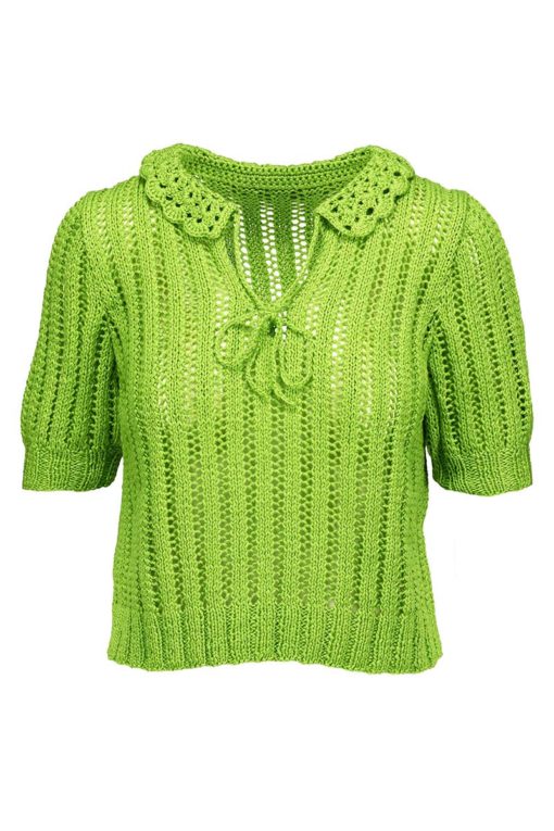 Strickset Short-Sleeved Sweater Aus Sunshine Von Lang Yarns