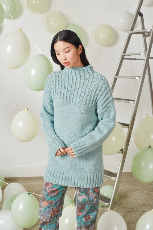 Strickset Pullover Aus Lambswool Und Lace Lamé Von Lang Yarns