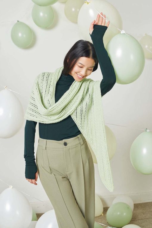 Strickset Dreiecktuch Aus Regina Von Lang Yarns