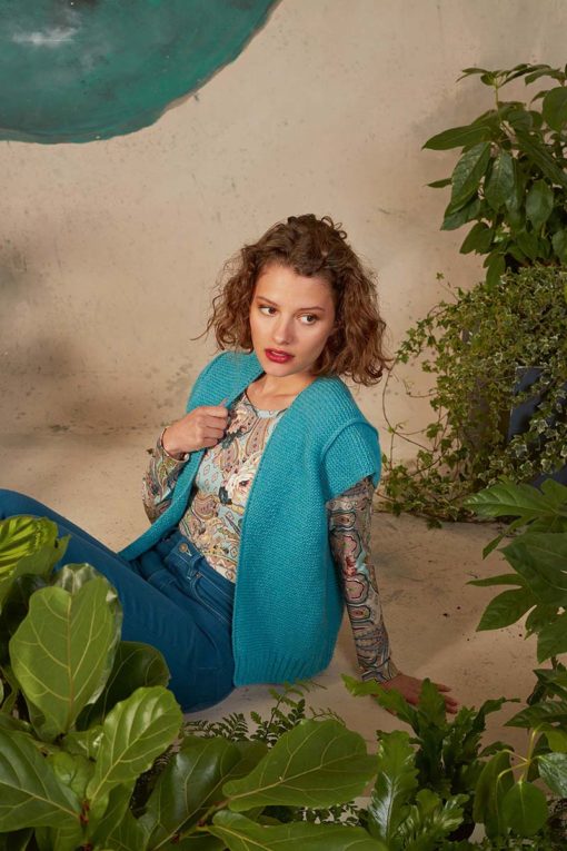 Strickset Weste Aus Lambswool Von Lang Yarns