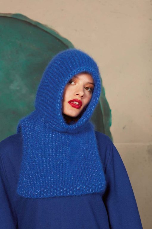 Strickset Kragen Mit Kapuze Aus Delizia Von Lang Yarns