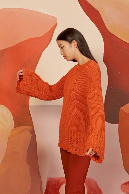 Strickset Pullover Aus Alpaca Soxx 6-Fach Von Lang Yarns