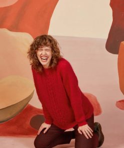 Strickset Pullover Top Down aus Mohair Luxe von Lang Yarns