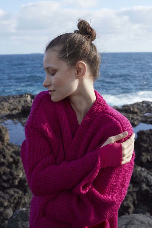 Strickset Long Jacket Aus Memory Von Lang Yarns
