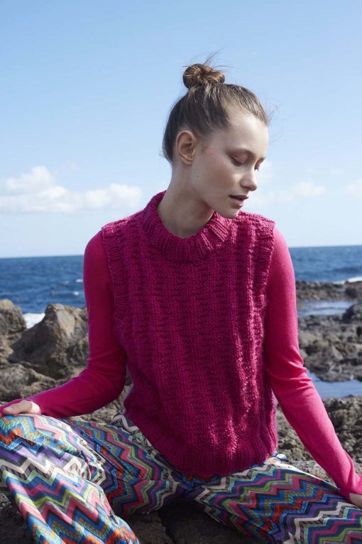 Strickset Slipover Aus Glory Von Lang Yarns