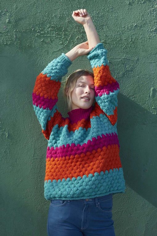 Strickset Sweater Aus Memory Von Lang Yarns