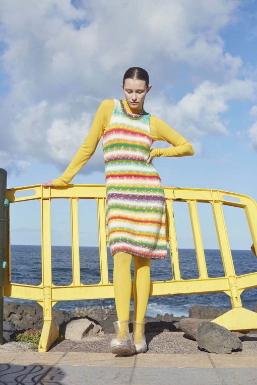 Strickset Dress Aus Mystery Von Lang Yarns