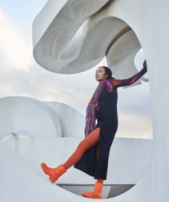 Strickset Scarf Crocheted Lenght-Wise Aus Mystery Von Lang Yarns 5 279 037 001 D1