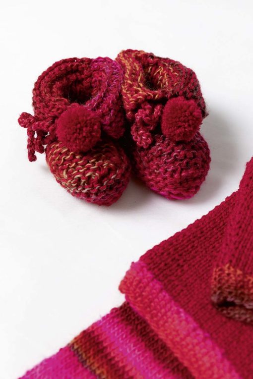 Strickset Schühchen Aus Merino 200 Bebe Von Lang Yarns