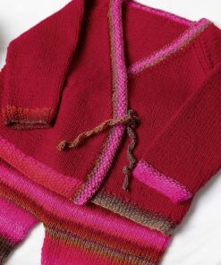 Strickset Wickeljacke aus Merino 200 Bebe von Lang Yarns