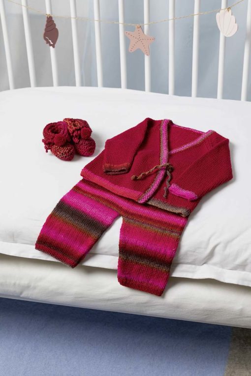 Strickset Hose Aus Mille Colori Baby Von Lang Yarns