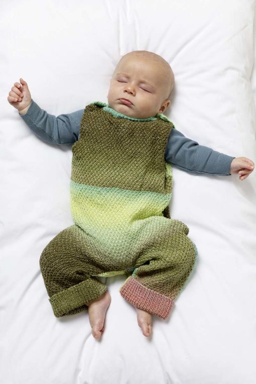 Strickset Trägerhose Aus Baby Cotton Color Von Lang Yarns
