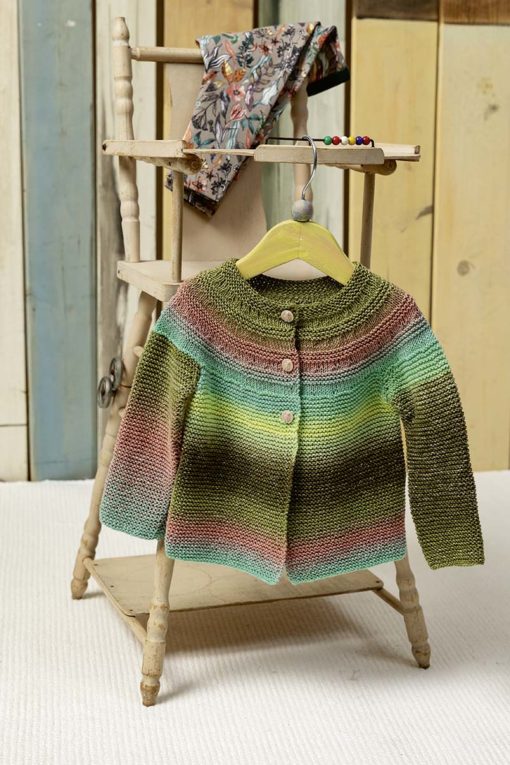 Strickset Jacke Aus Baby Cotton Color Von Lang Yarns
