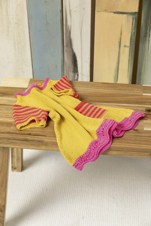 Strickset Kleid Aus Baby Cotton Von Lang Yarns