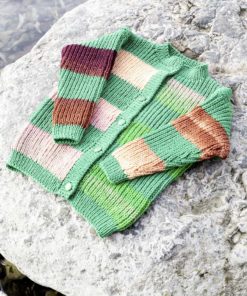 Strickset Jacke aus Merino 150 und Merino 150 Dégradé von Lang Yarns