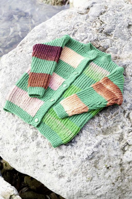 Strickset Jacke Aus Merino 150 Und Merino 150 Dégradé Von Lang Yarns