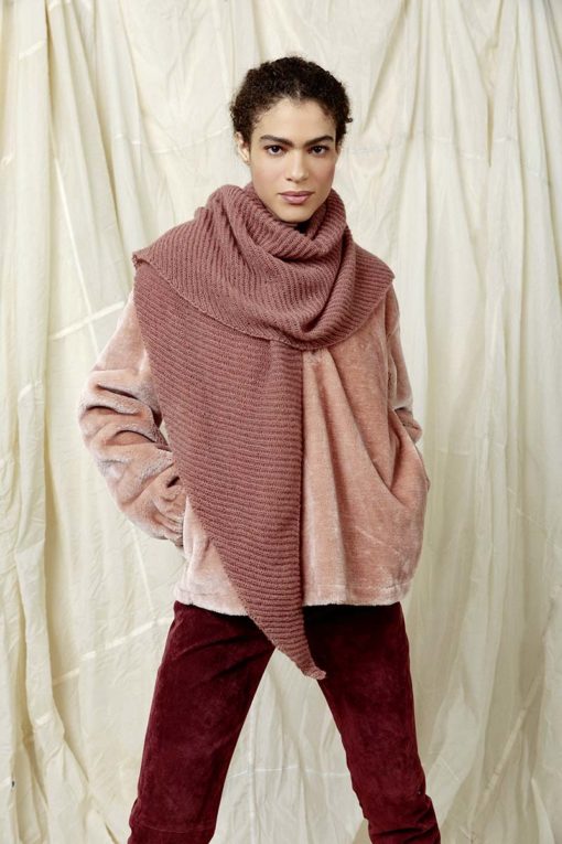 Strickset Dreiecktuch Aus Cashmere Dreams Von Lang Yarns