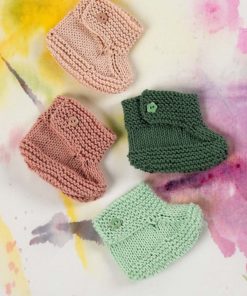 Strickset Schühchen aus Baby Cotton von Lang Yarns