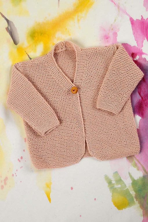 Strickset Jacke Aus Baby Cotton Von Lang Yarns