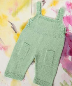 Strickset Latzhose aus Baby Cotton von Lang Yarns