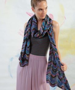 Strickset Schal aus Karma von Lang Yarns