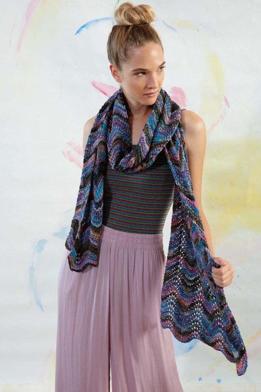 Strickset Schal Aus Karma Von Lang Yarns