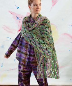 Strickset Schultertuch aus Karma von Lang Yarns