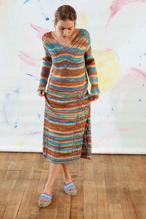 Strickset Kleid Aus Karma Von Lang Yarns