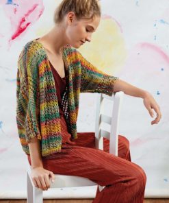 Strickset Jacke aus Karma von Lang Yarns