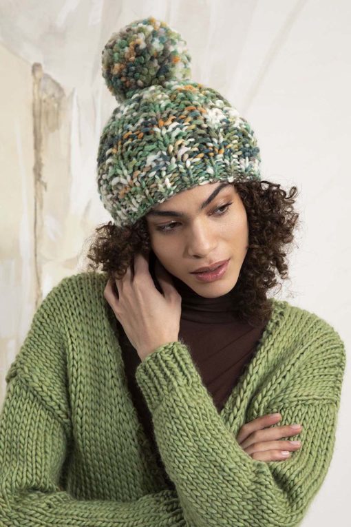 Strickset Mütze Aus Bold Color Von Lang Yarns