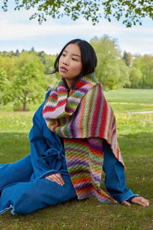 Strickset Schal Aus Cloud Von Lang Yarns