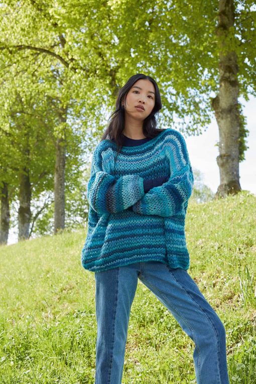 Strickset Damenpullover Aus Cloud Von Lang Yarns
