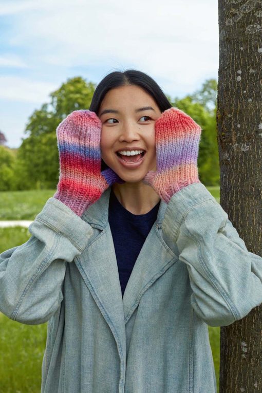 Strickset Fäustlinge Aus Cloud Von Lang Yarns